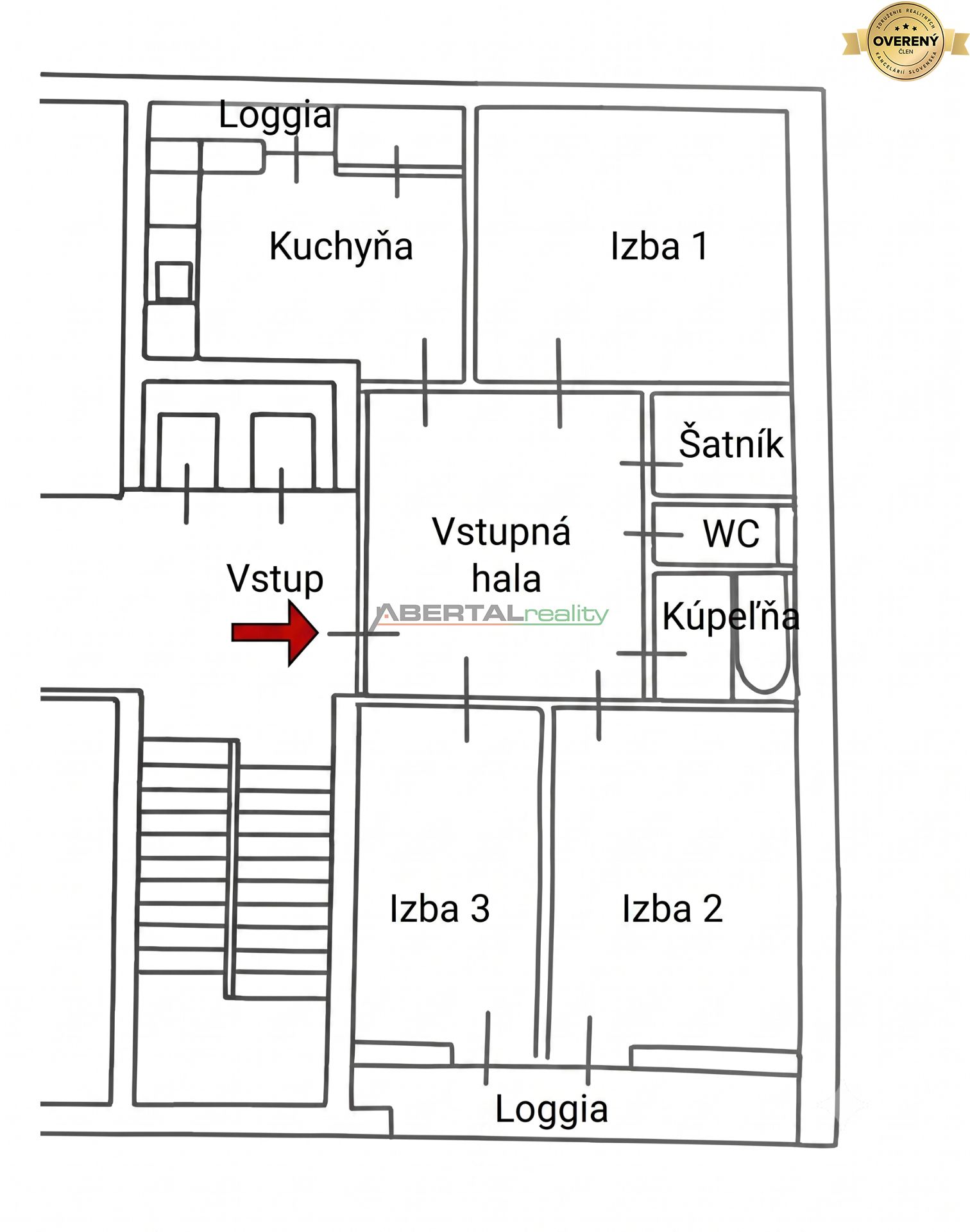 prenájom Košice, Puškinova, Staré mesto, 3 izbový byt, pôdorys.png